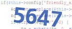 verification code